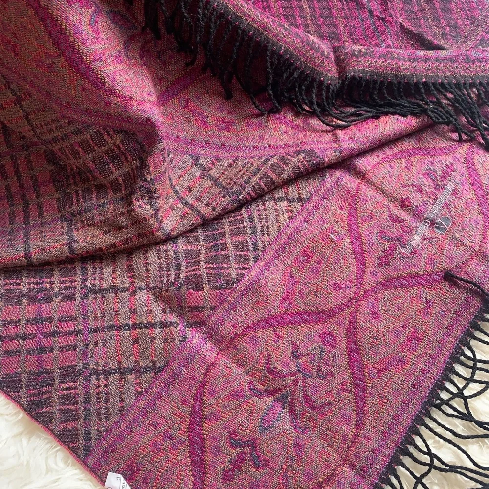 Valentino Garvanni Multicolor Square Scarf/muffler